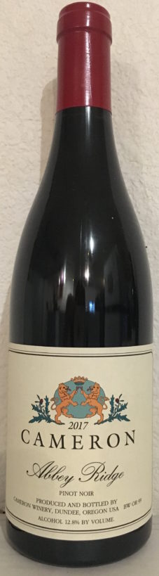 2017 Abbey Ridge Pinot noir | Cameron Winery, Dundee Oregon