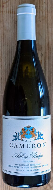 2019 Abbey Ridge Chardonnay | Cameron Winery, Dundee Oregon