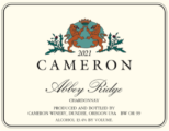 2021 Abbey Ridge Chardonnay label
